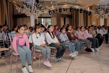 Leyla Aliyeva and Arzu Aliyeva attend concert presented as part of 'Aria of Heaven' project