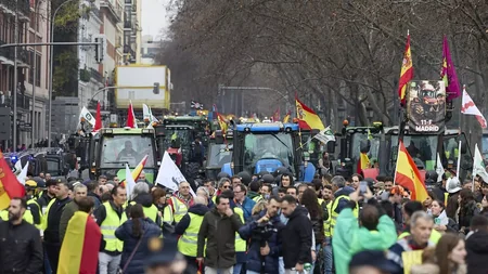 Madriddə etiraz aksiyası keçirilir