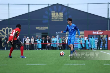 Azərbaycan millisi FIFA U-15 dünya çempionatında Mozambik yığmasına qalib gəlib