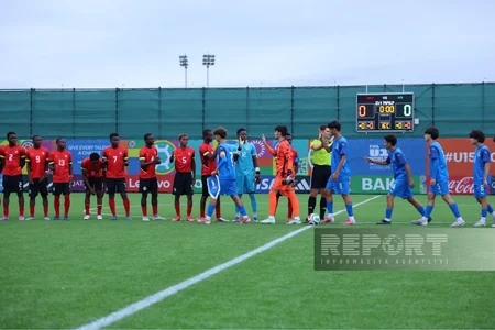 Azərbaycan millisi FIFA U-15 dünya çempionatında Mozambik yığmasına qalib gəlib