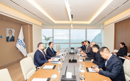 AZCON Holding-in icraçı direktoru Şahin Babayev Çinin COVEC şirkətinin nümayəndə heyəti ilə görüşüb