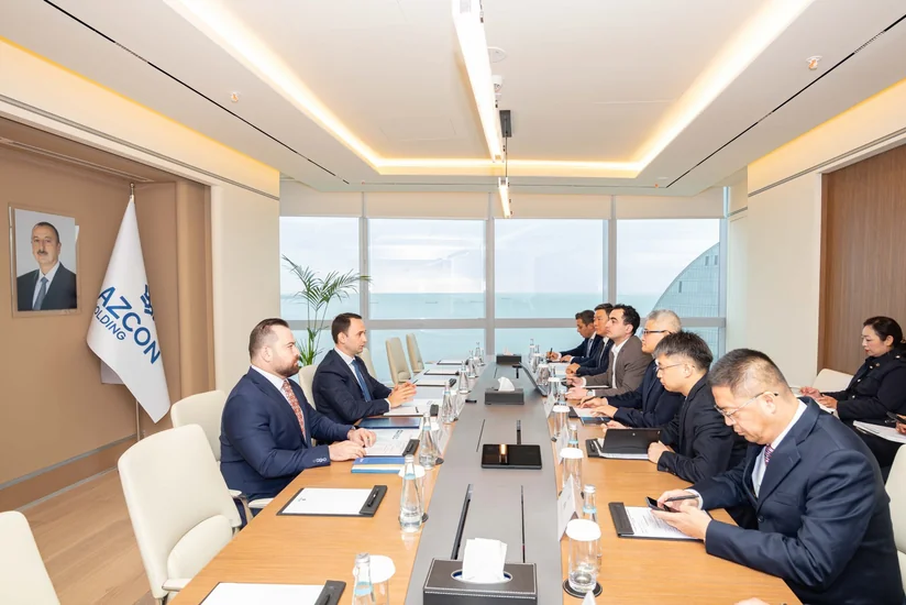 AZCON Holdingin icraçı direktoru Şahin Babayev Çinin COVEC şirkətinin nümayəndə heyəti ilə görüşüb