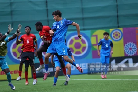 Azərbaycan millisi FIFA U-15 dünya çempionatında Mozambik yığmasına qalib gəlib