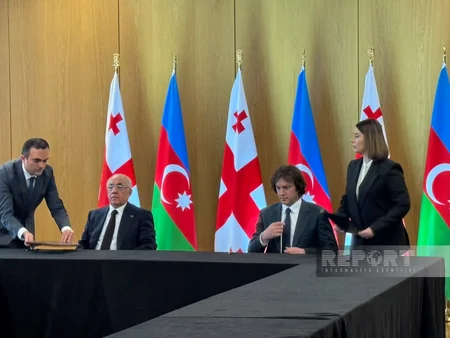 Siqnaxidə Azərbaycan və Gürcüstan arasında ikitərəfli sənədlər imzalanıb