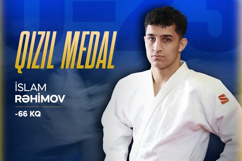 Азербайджанский дзюдоист Ислам Рагимов стал чемпионом Европы