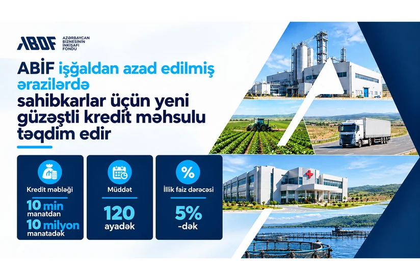 ABİF azad edilmiş ərazilərdə sahibkarlar üçün yeni güzəştli kredit məhsulu təqdim edir