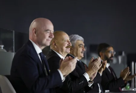 President Ilham Aliyev watches FIFA U-15 World Cup and Festival final, attends award ceremony