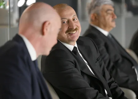 President Ilham Aliyev watches FIFA U-15 World Cup and Festival final, attends award ceremony