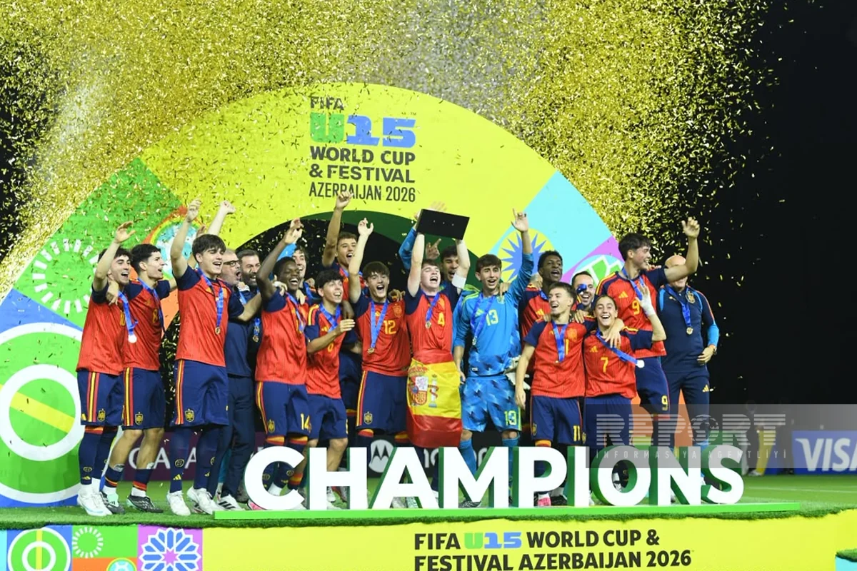 İspaniya millisi Bakıda keçirilən FIFA U-15 dünya çempionatının qalibi olub