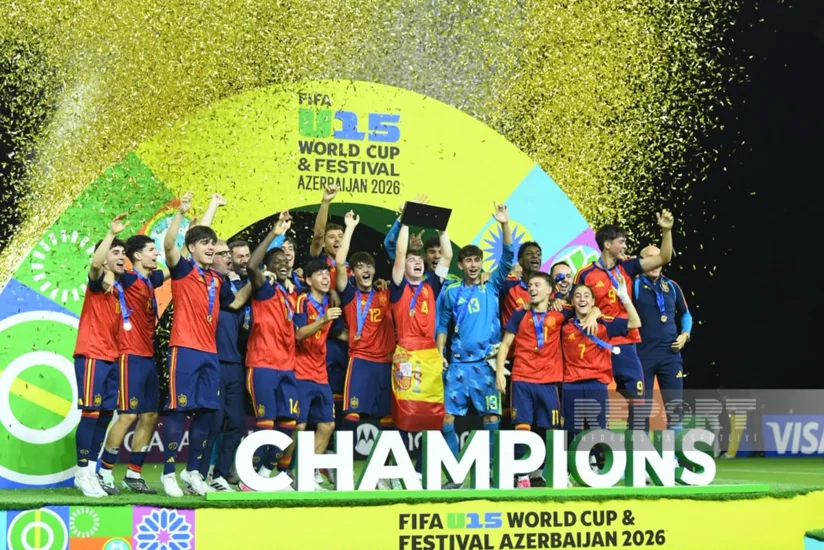 İspaniya millisi Bakıda keçirilən FIFA U-15 dünya çempionatının qalibi olub