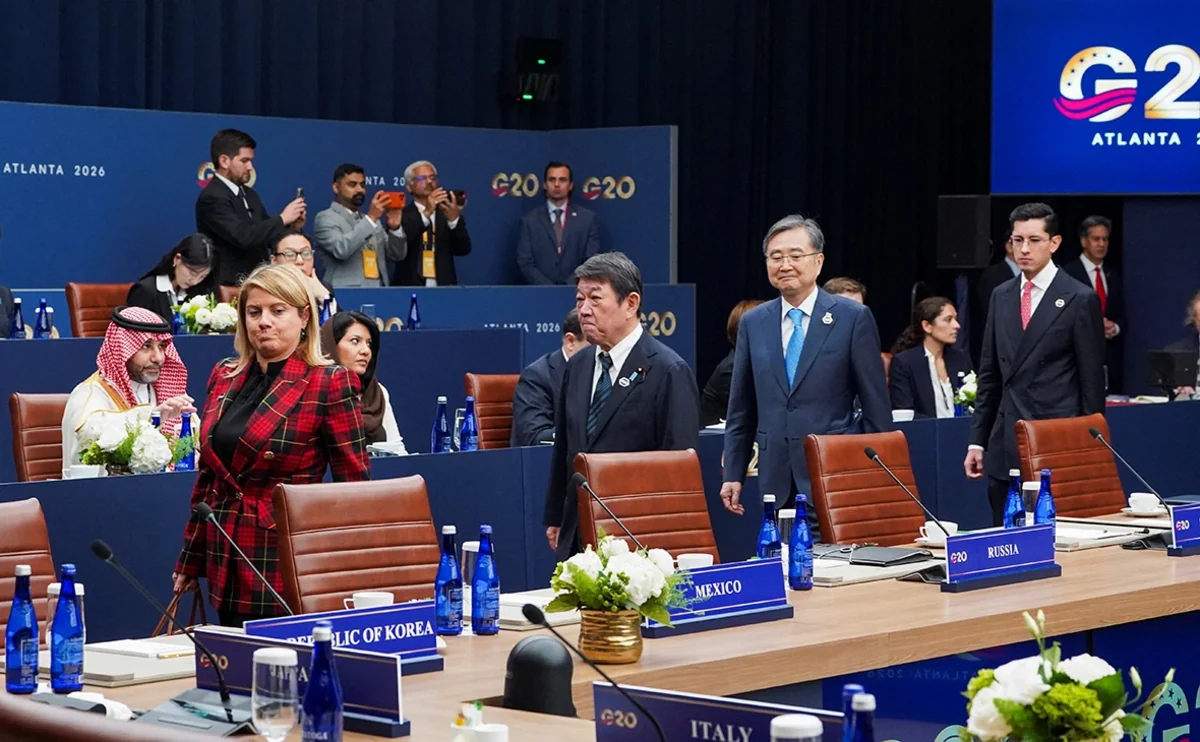 G20 foreign ministers skip group photo due to Russia's presence