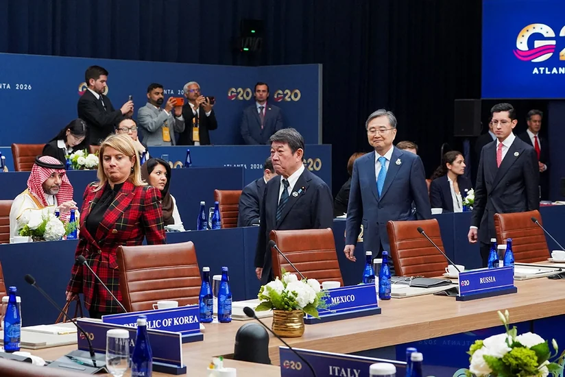 G20 foreign ministers skip group photo due to Russia's presence