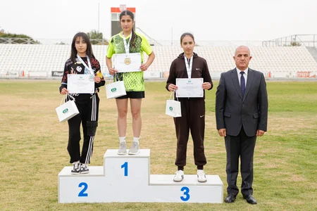 Naxçıvanda məktəblilər arasında atletika üzrə muxtar respublika birinciliyi keçirilib
