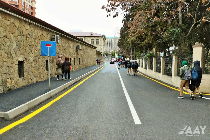 Bakının Nəsimi rayonunda 4 küçədə təmir işləri aparılır