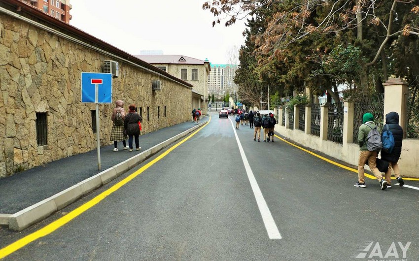 Bakının Nəsimi rayonunda 4 küçədə təmir işləri aparılır
