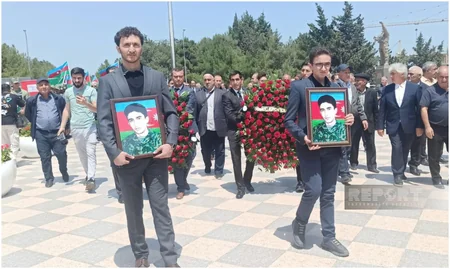 Sumqayıtda Birinci Qarabağ müharibəsinin şəhidi Cavid Ələkbərov dəfn edilib - YENİLƏNİB