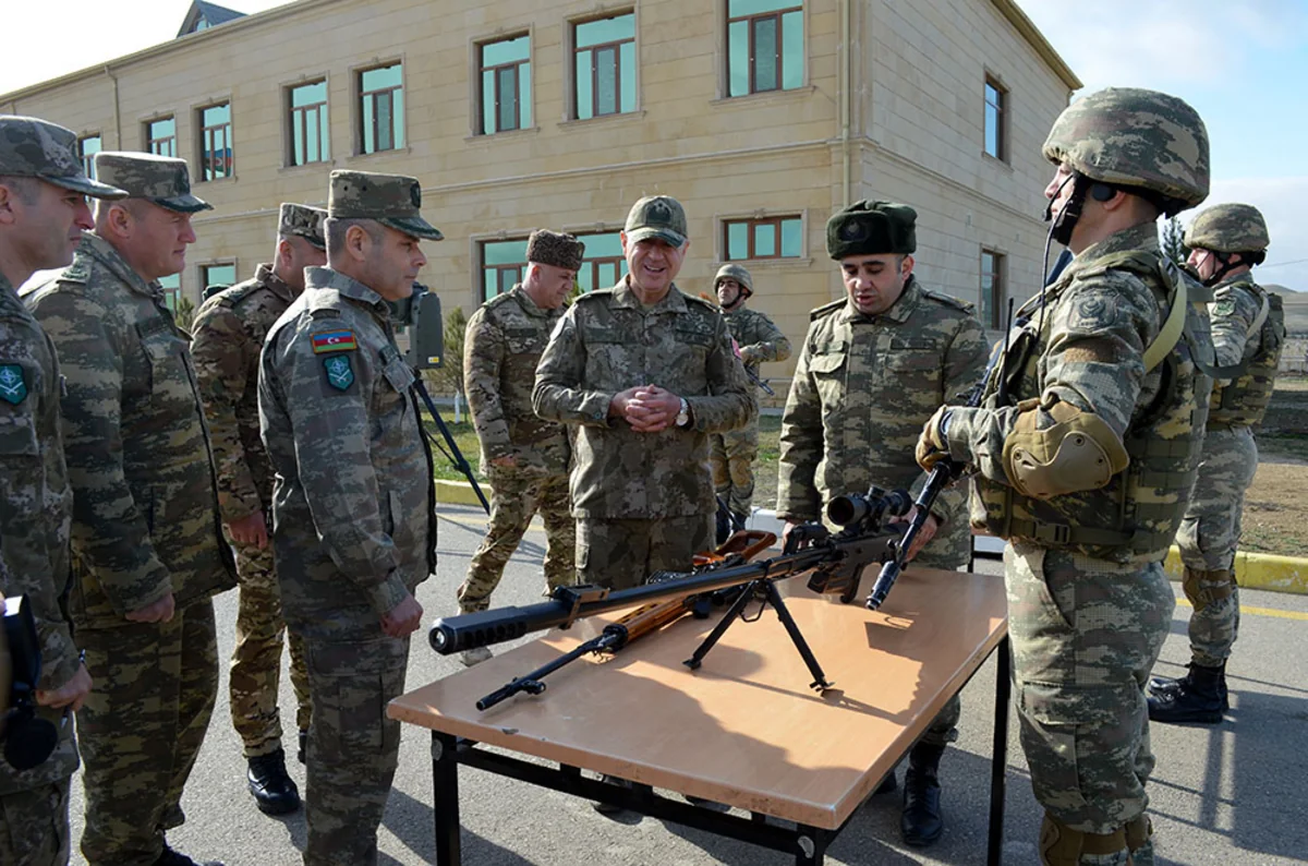 NATO delegation visits one of Azerbaijan's military units