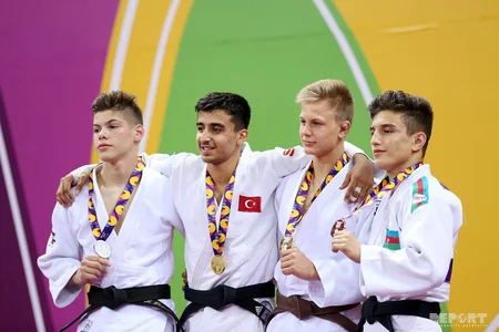 EYOF: Azərbaycan cüdoçuları ilk günü bir qızıl, iki bürünc medalla başa vurub - FOTO