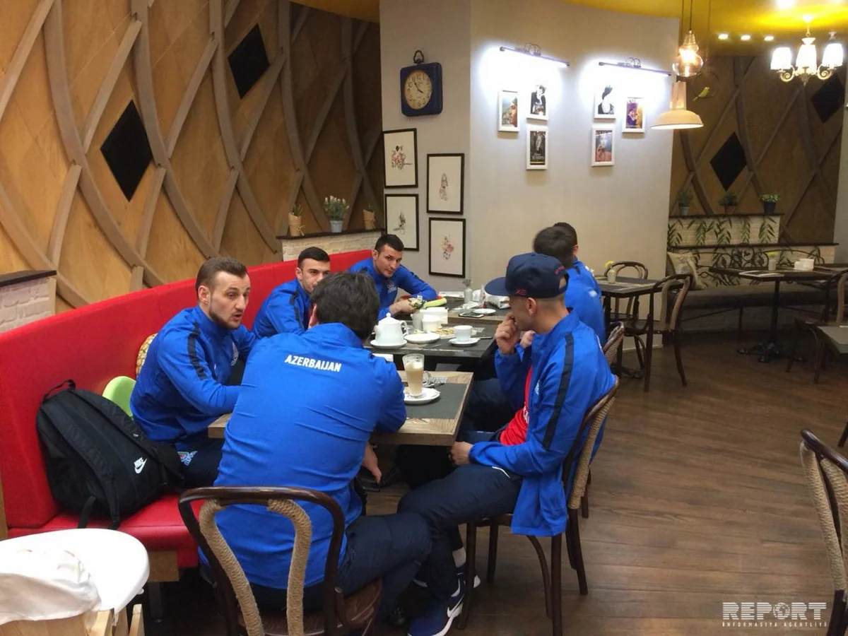 Azerbaijani national team leaves for Zagreb for match with Croatia - PHOTO