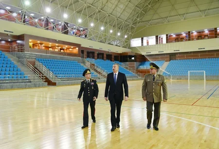Prezident FHN-in idman-sağlamlıq klubunun açılışında iştirak edib - YENİLƏNİB
