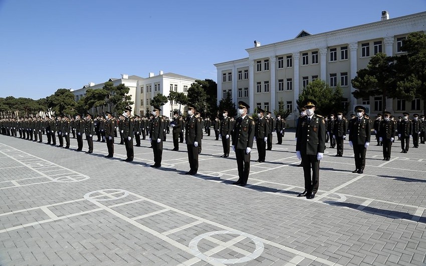 Ali Hərbi Məktəbdə növbəti buraxılış mərasimi keçirilib
