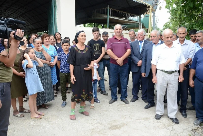 Goranboyun iki kəndinə qaz verilib