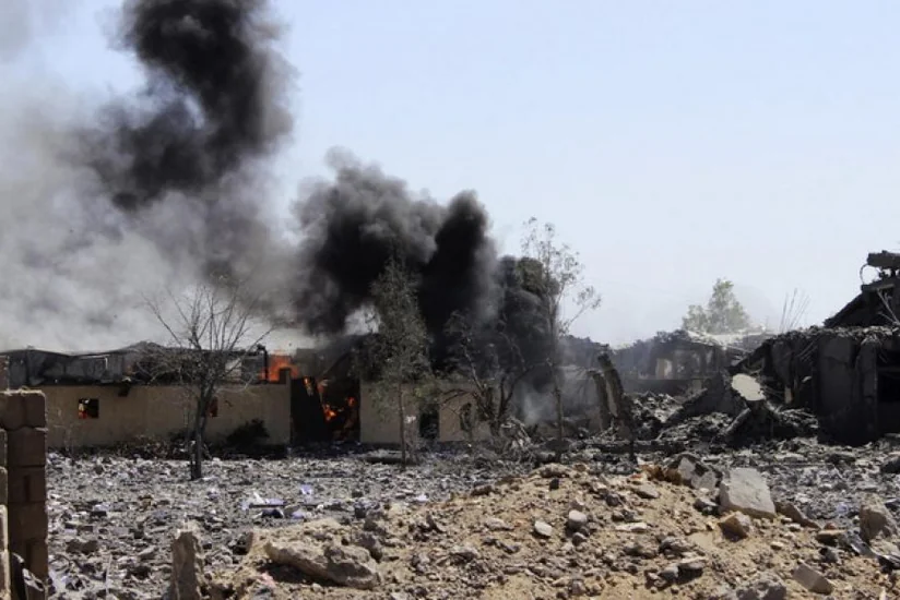 Səudiyyə koalisiyası husilərin mövqelərinə zərbələr endirib