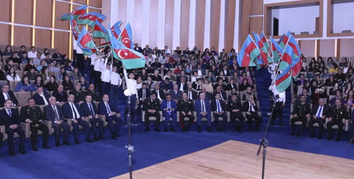 Şəkidə “Vətənin müdafiəsinə hazıram!” devizi altında kütləvi tədbir keçirilib - FOTO