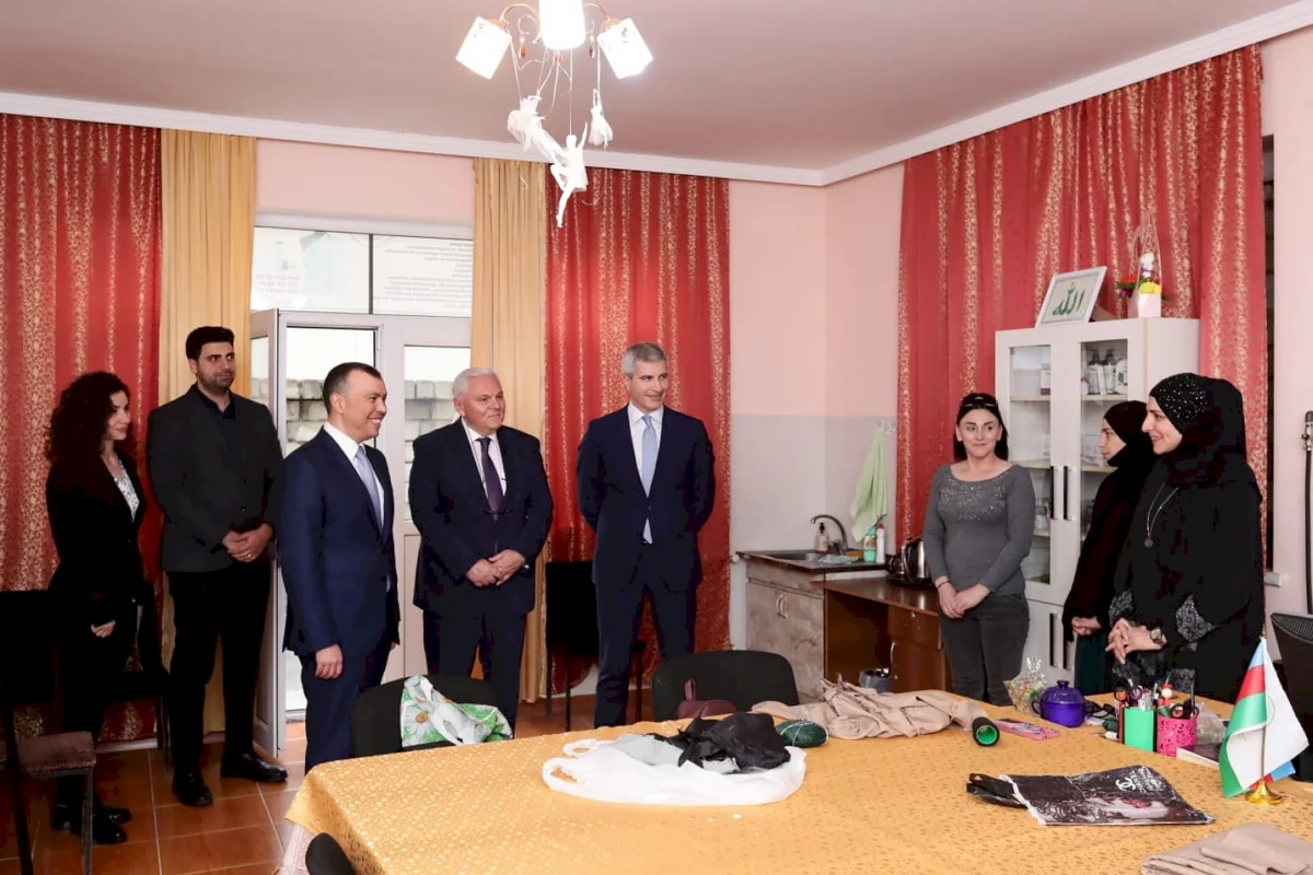 Şəkidə özünüməşğulluq proqramı əsasında yaradılan təsərrüfatlara baxış olub