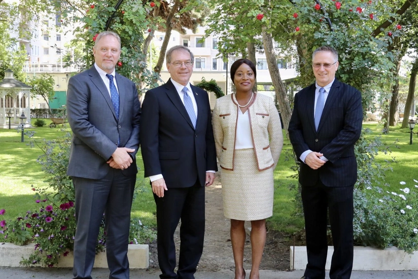 Delegation of US European Command Joint Interagency Counter Trafficking Center arrives in Baku