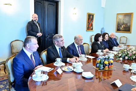 Sahibə Qafarova Polşa Prezidenti ilə görüşüb