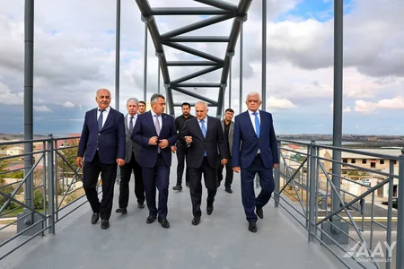 Bakı-Şamaxı-Yevlax avtomobil yolunda daha bir yerüstü piyada keçidi tikilib
