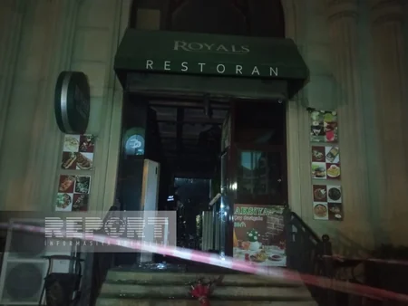 Bakıda restoranda güclü yanğın baş verib - VİDEO - YENİLƏNİB