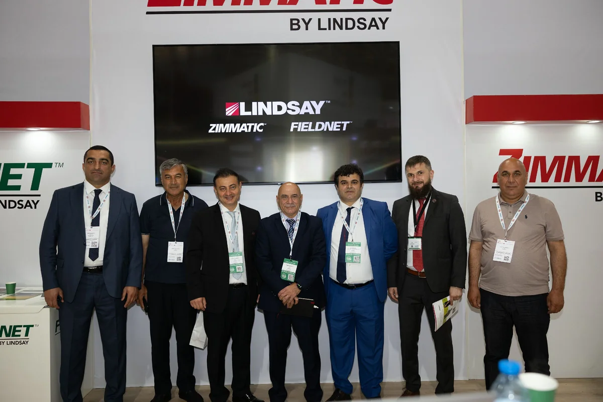 Lindsay and 4S LLC introduce future of irrigation at CaspianAgro 2025: AI helps irrigate more land with same amount of water