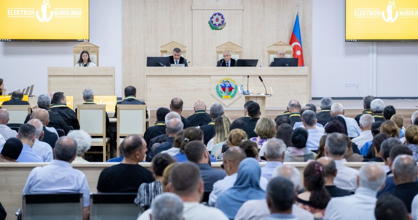 Ermənistan silahlı qüvvələrinin azərbaycanlılara işgəncə vermələrini əks etdirən videokadrlar məhkəmədə nümayiş etdirilib