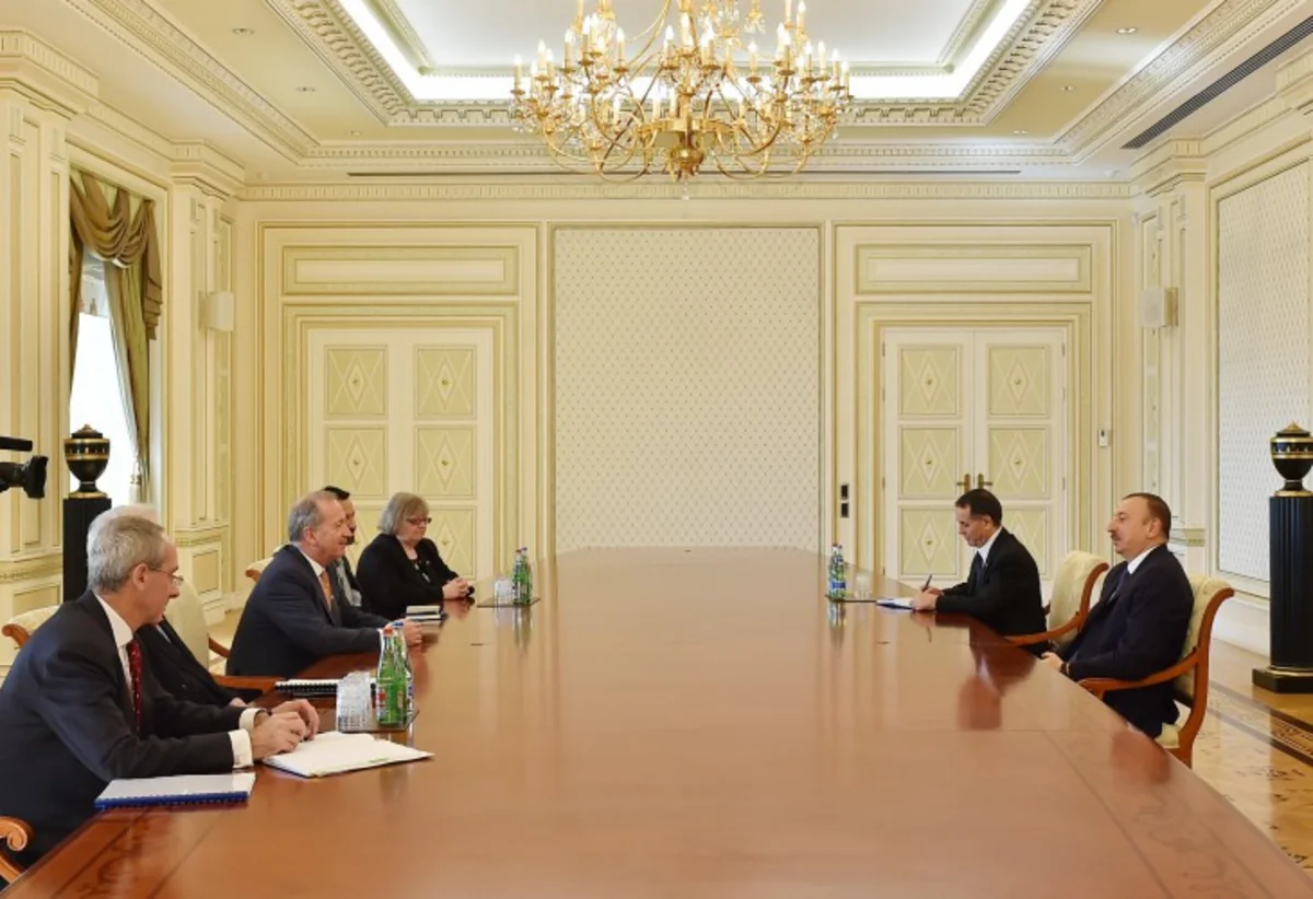 President Ilham Aliyev received a delegation led by the Lord Mayor of London