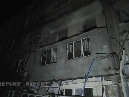 Xırdalanda yaşayış binasında partlayış olub, xəsarət alanlar var