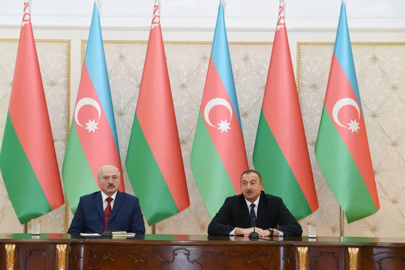 İlham Əliyev: Belarusa Qarabağ münaqişəsinin həlli üzrə tutduğu mövqeyə görə minnətdarıq