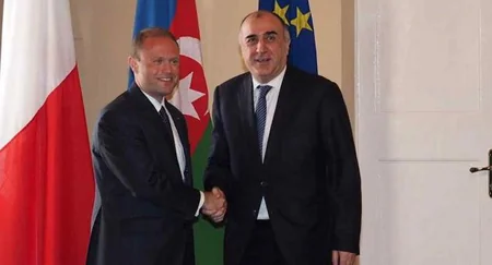 Elmar Mammadyarov met with Maltese Prime Minister