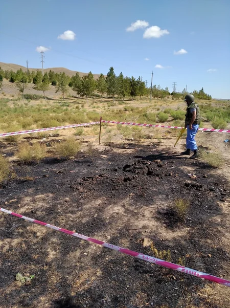 Füzulidə partlayış olub