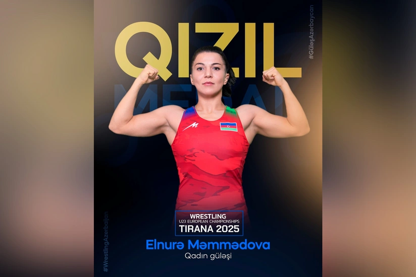 Azerbaijani female wrestler crowned European champion