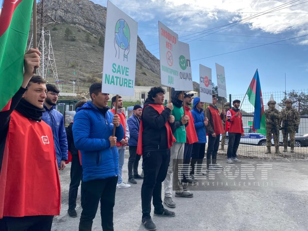 Protest rally on Khankandi-Lachin road enters its 130th day