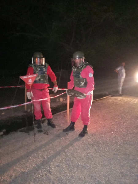 Ağstafada top mərmisi aşkarlandı