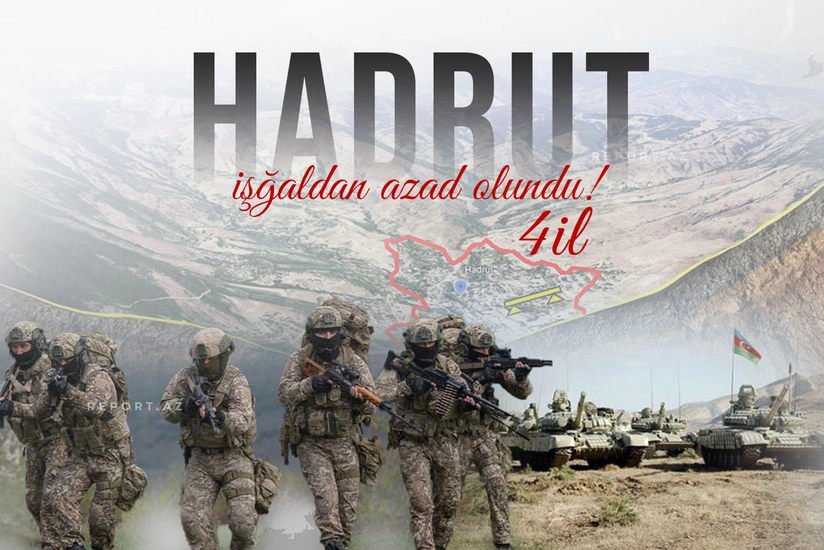 Hadrutun işğaldan azad olunmasından 4 il ötür