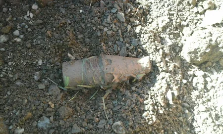 Tərtərdə əkin sahəsindən partladıcı başlıq tapılıb