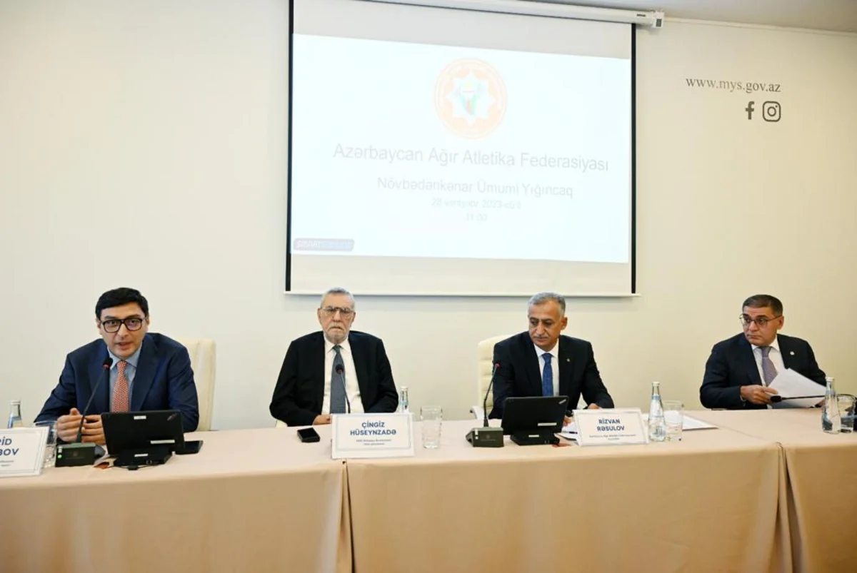 Azərbaycan Ağırlıqqaldırma Federasiyasında prezident seçkiləri keçirilib