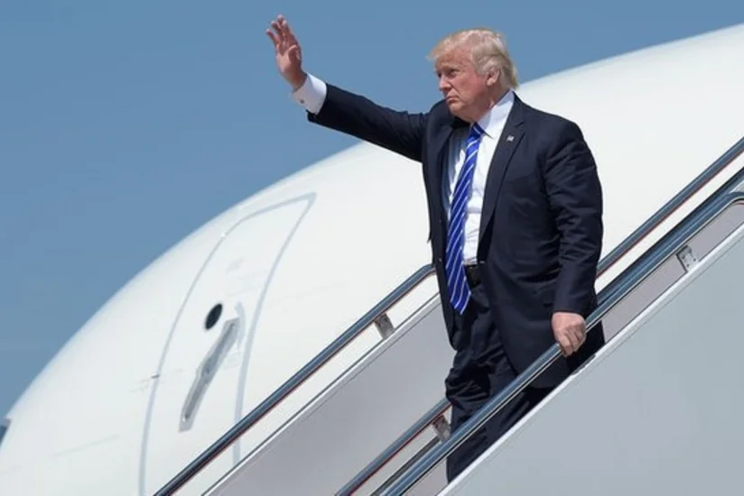 Donald Tramp Hindistana getdi