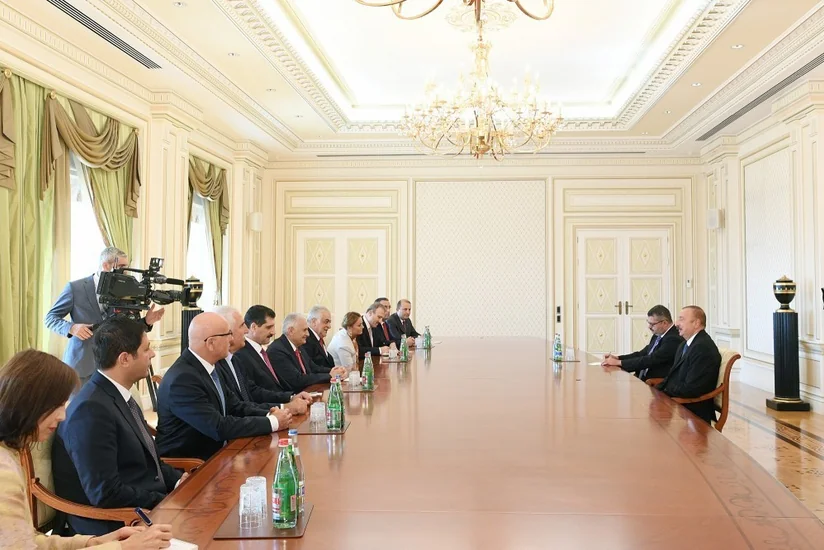 Prezident İlham Əliyev Binəli Yıldırımı qəbul edib - YENİLƏNİB