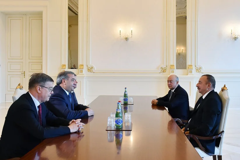 Президент Азербайджана принял российского министра Владимира Пучкова