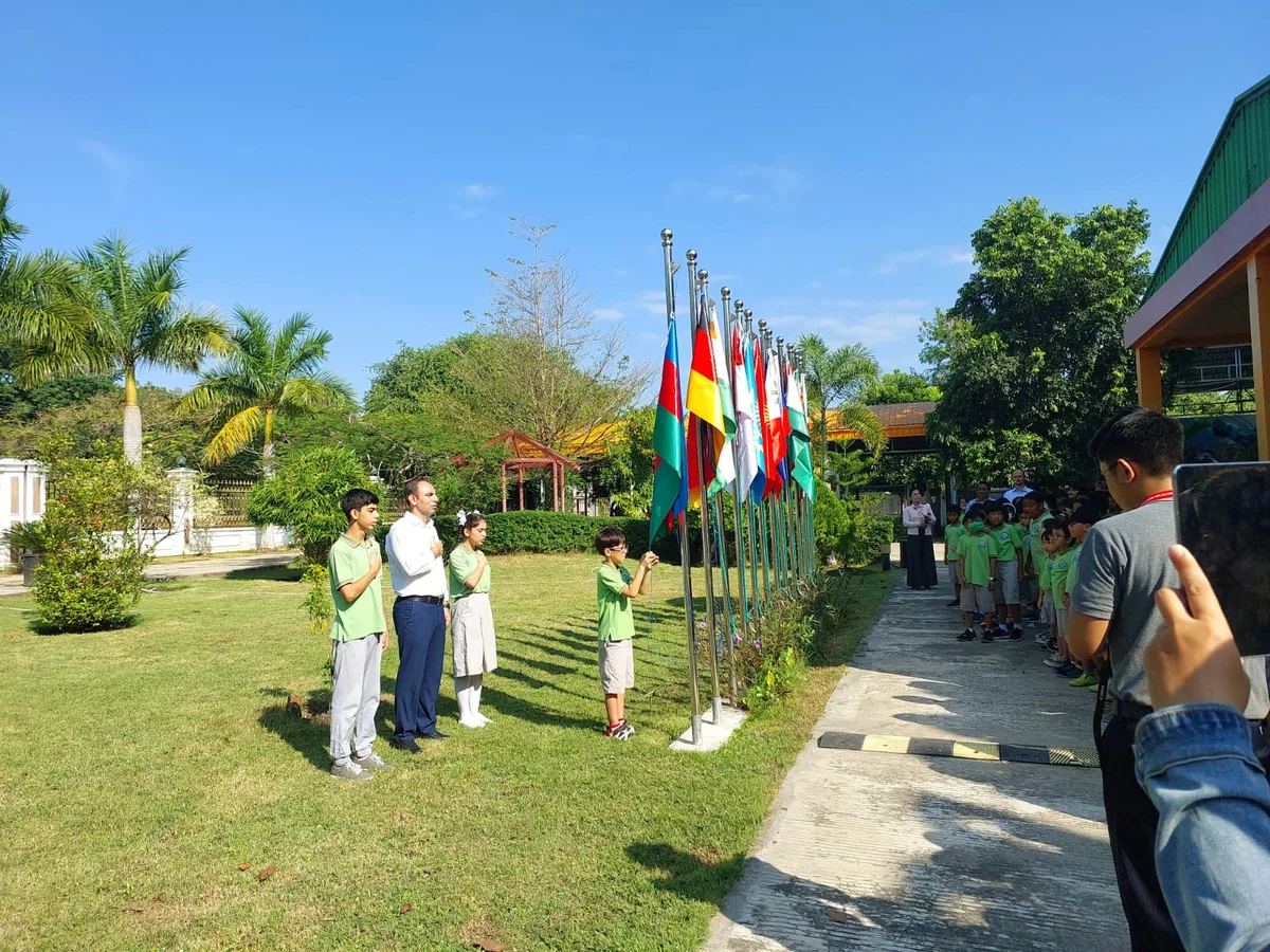 Azerbaijani flag raised in Myanmar’s capital 
